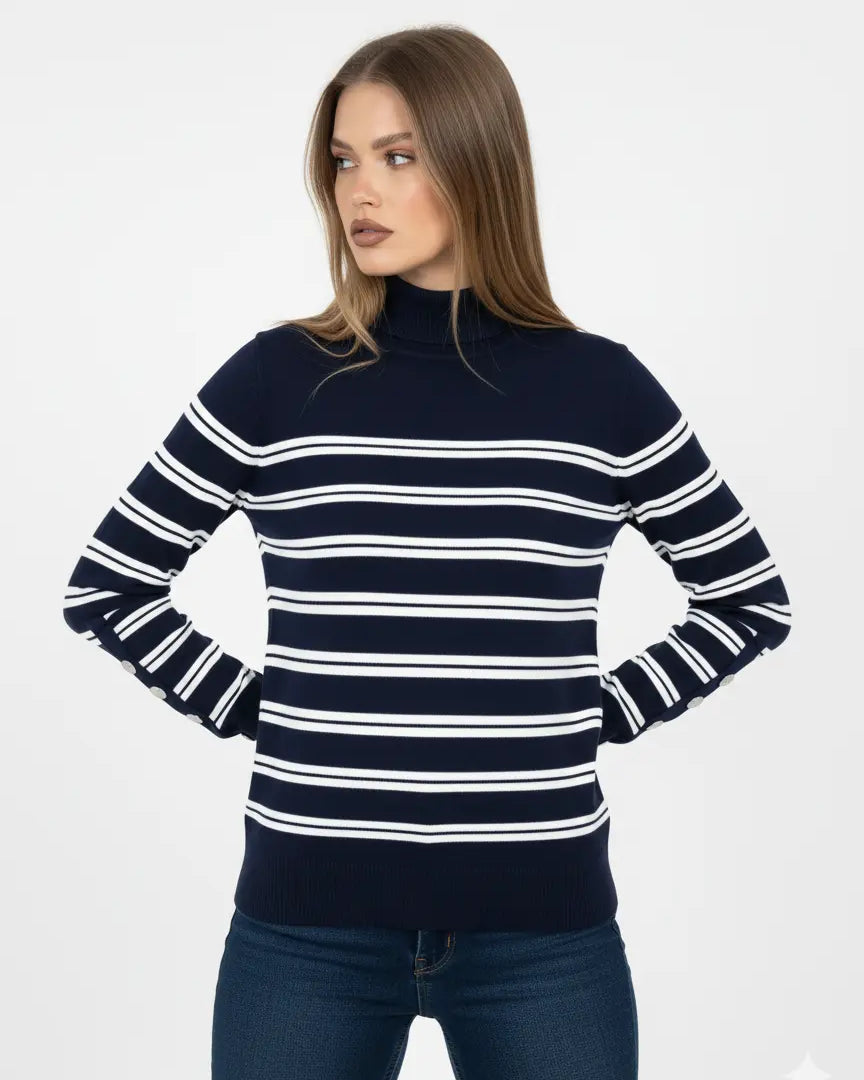 Maglia lupetto a righe DORABELLA