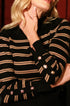 Maglia lupetto a righe DORABELLA