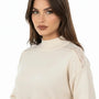 Maglia lupetto con applicazione in pizzo DORABELLA