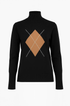 Maglia lupetto con rombo e applicazioni DORABELLA