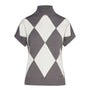 Maglia lupetto rombi GRIGIO MEDIO DORABELLA XL