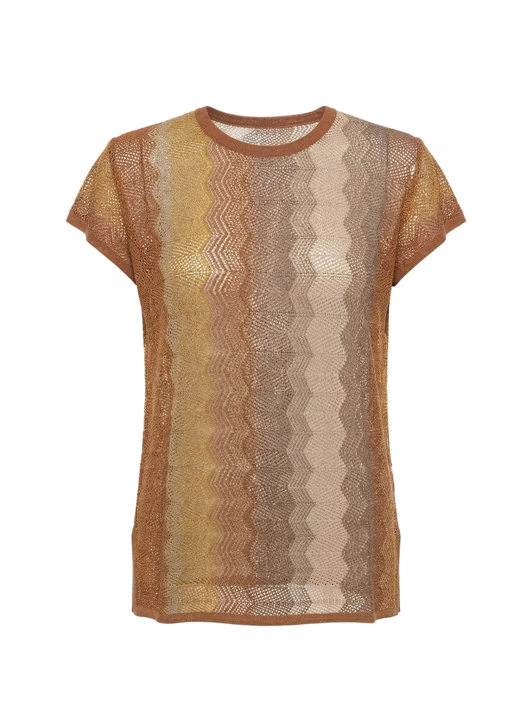 Maglia mezza manica fantasia DORABELLA PIU'