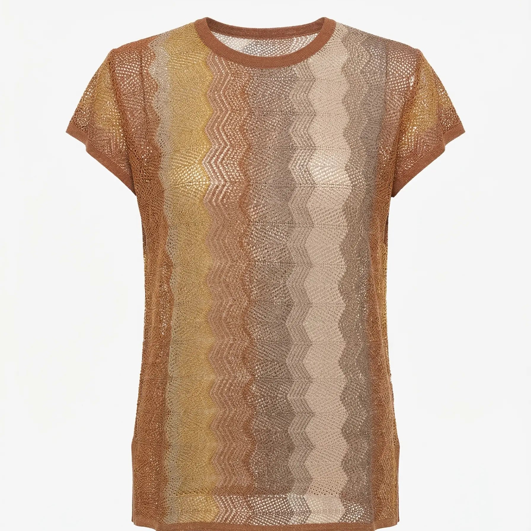 Maglia mezza manica fantasia DORABELLA PIU'