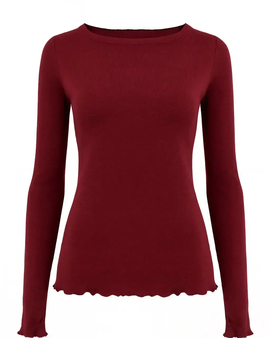 T-shirt manica lunga in lana e cashmere DORABELLA