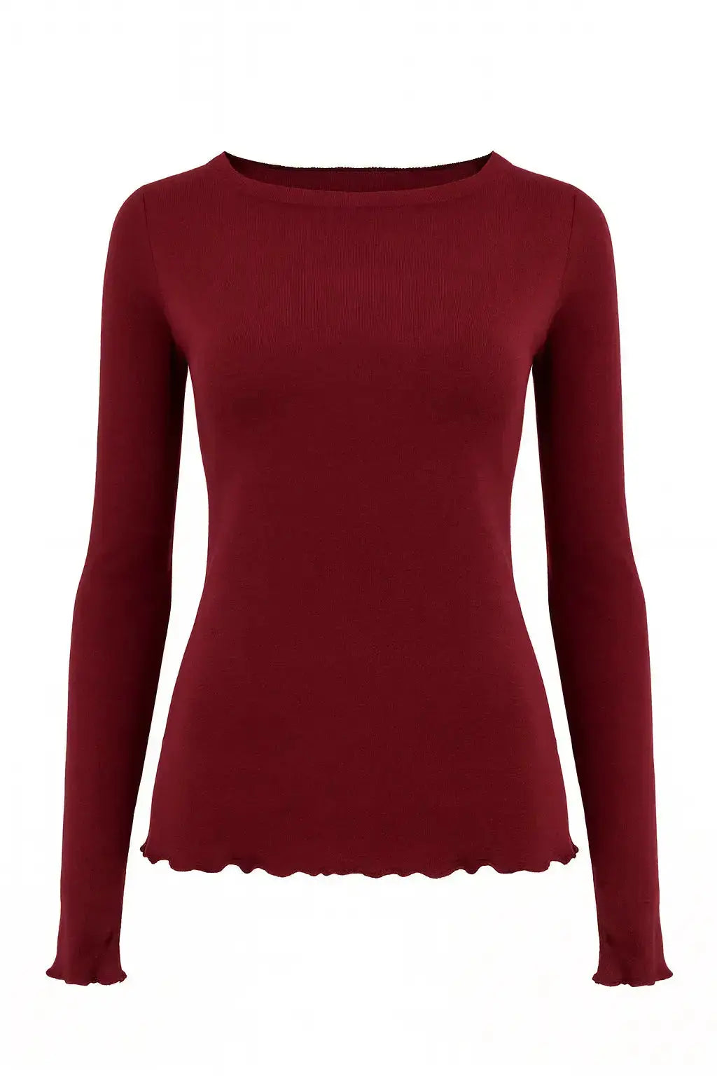 T-shirt manica lunga in lana e cashmere DORABELLA