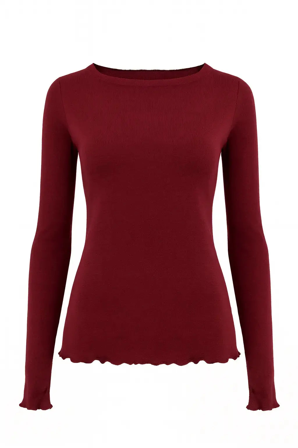 T-shirt manica lunga in lana e cashmere DORABELLA