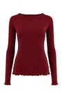 T-shirt manica lunga in lana e cashmere DORABELLA