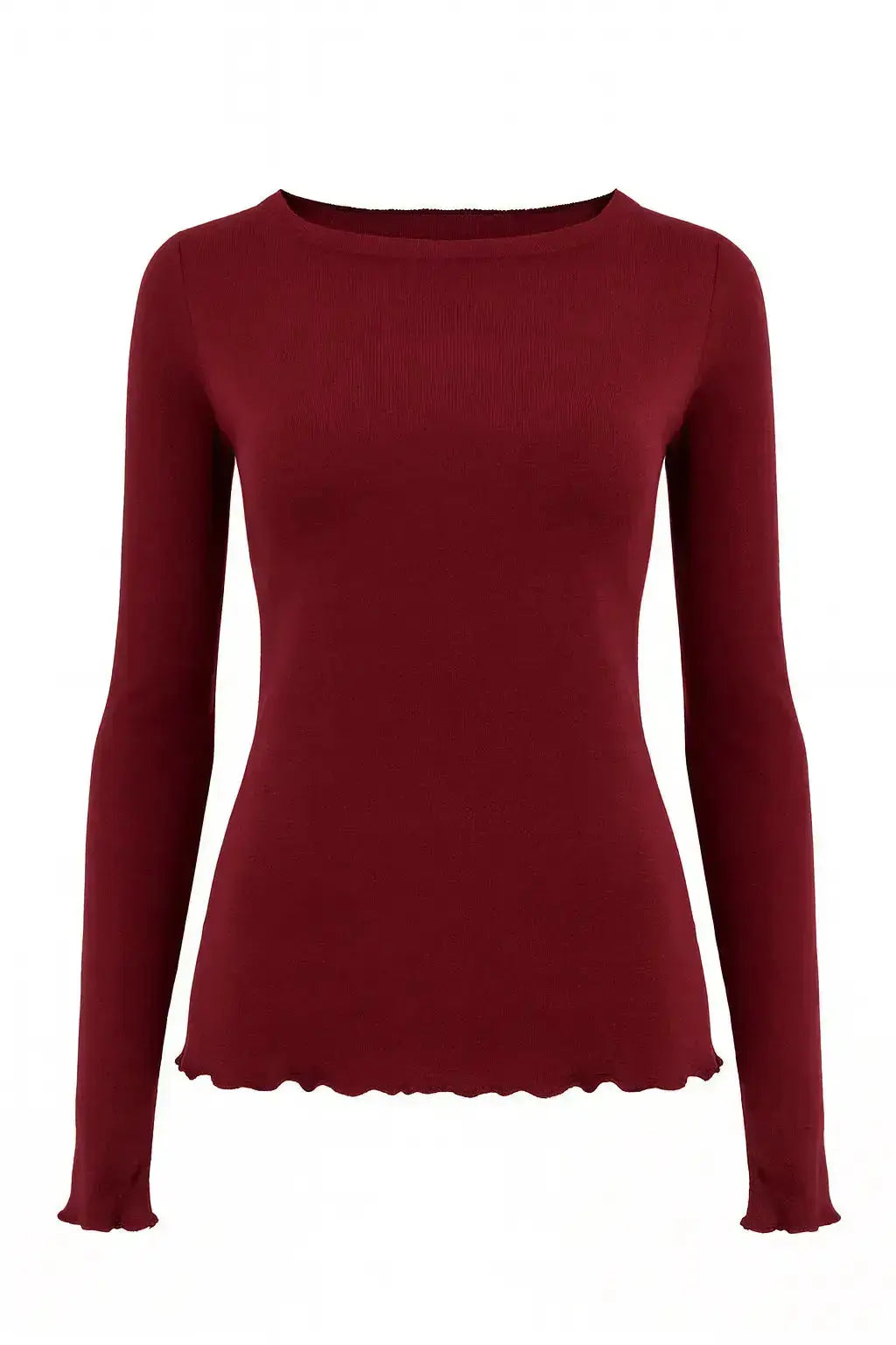 T-shirt manica lunga in lana e cashmere DORABELLA