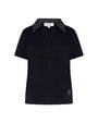 Maglia polo con dettagli strass DORABELLA PIU'