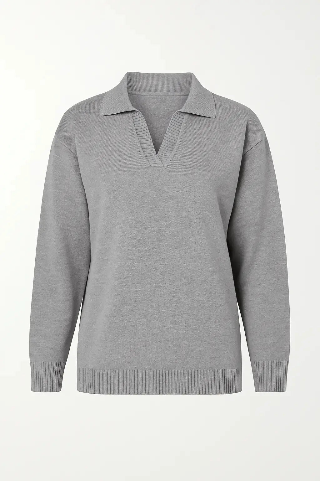 Maglia polo in tinta unita DORABELLA XL / Grigio