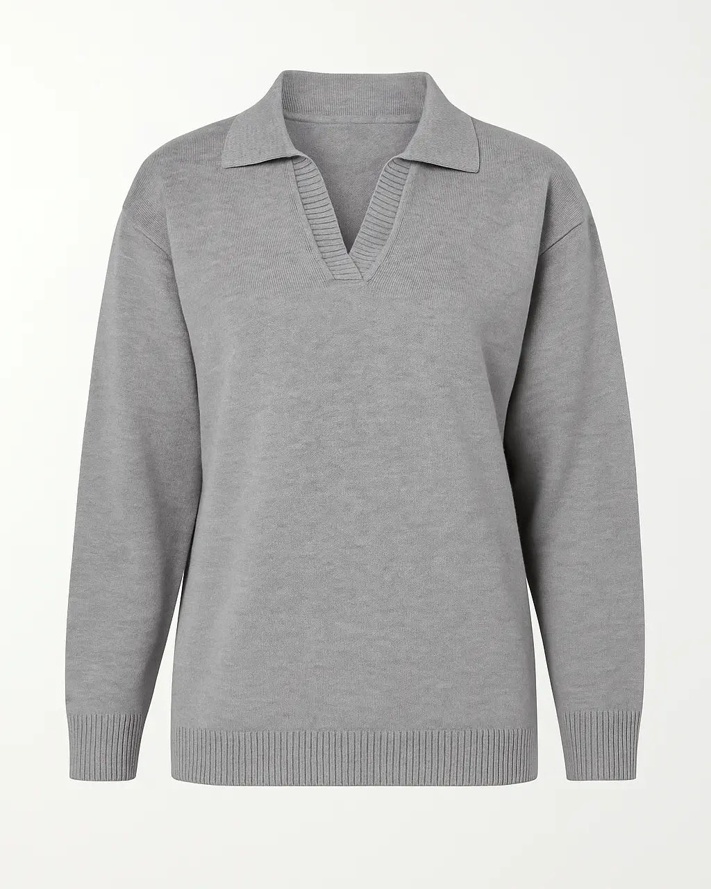 Maglia polo in tinta unita DORABELLA XL / Grigio