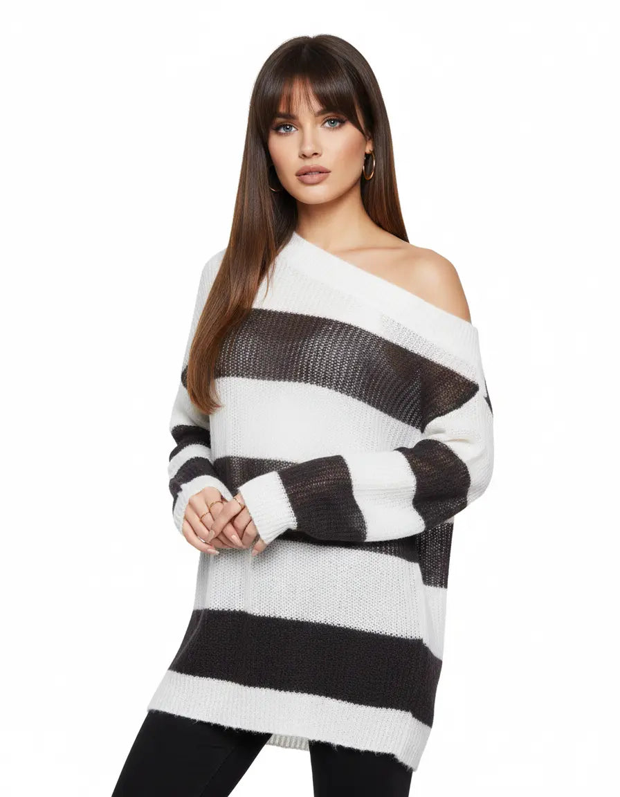 Maglia schiffer ANTRACITE-PERLA IRONICA