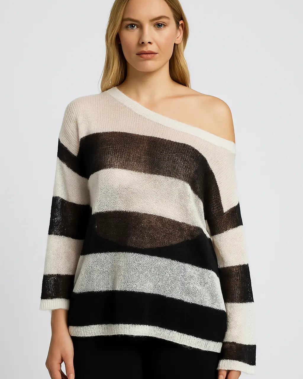 Maglia schiffer ANTRACITE-PERLA IRONICA