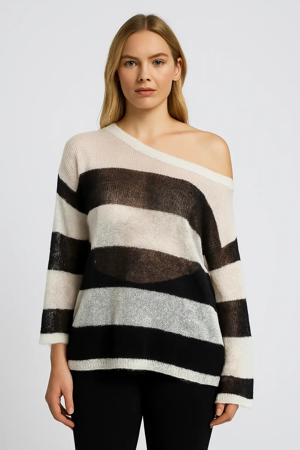 Maglia schiffer ANTRACITE-PERLA IRONICA