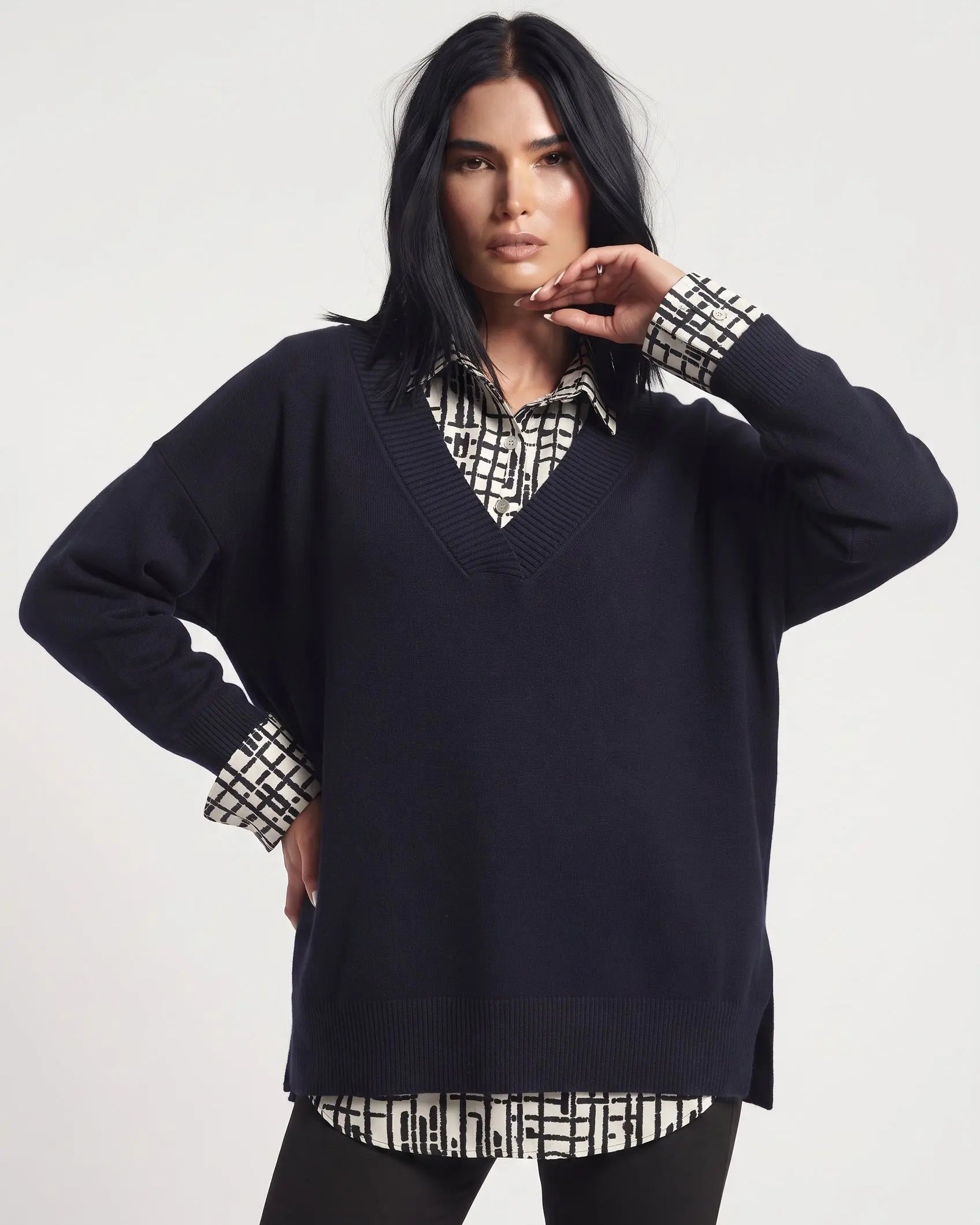 Maglia scollo a V DORABELLA