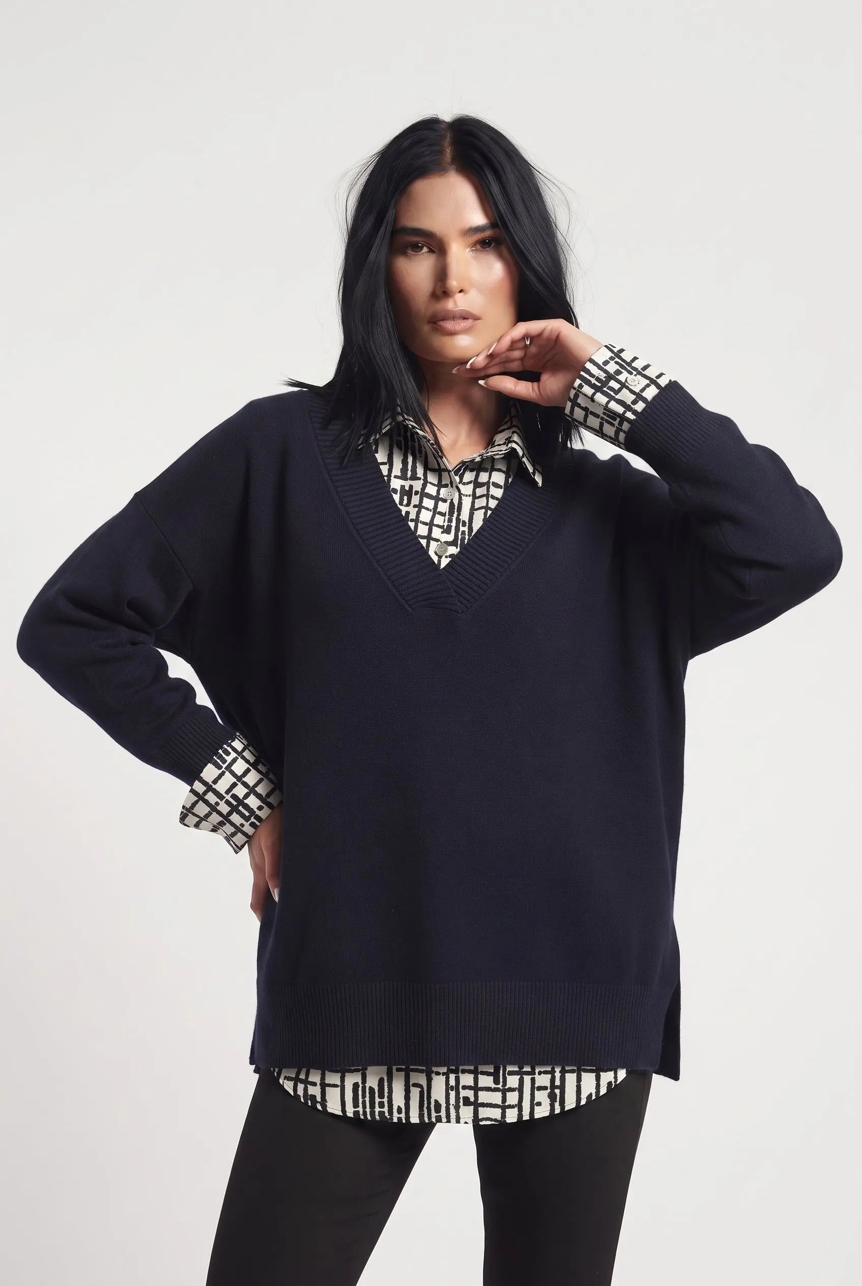 Maglia scollo a V DORABELLA