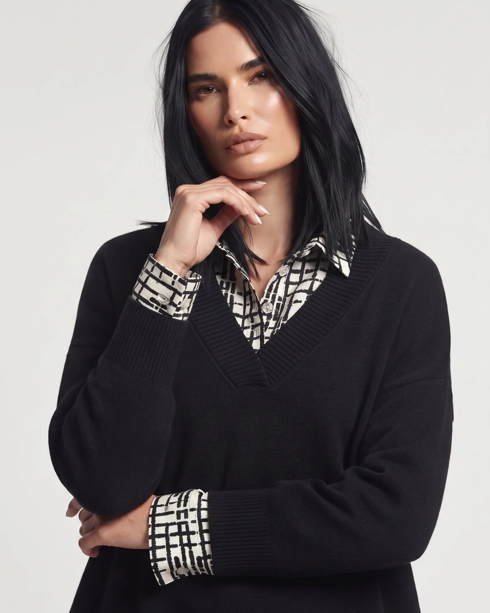 Maglia scollo a V DORABELLA