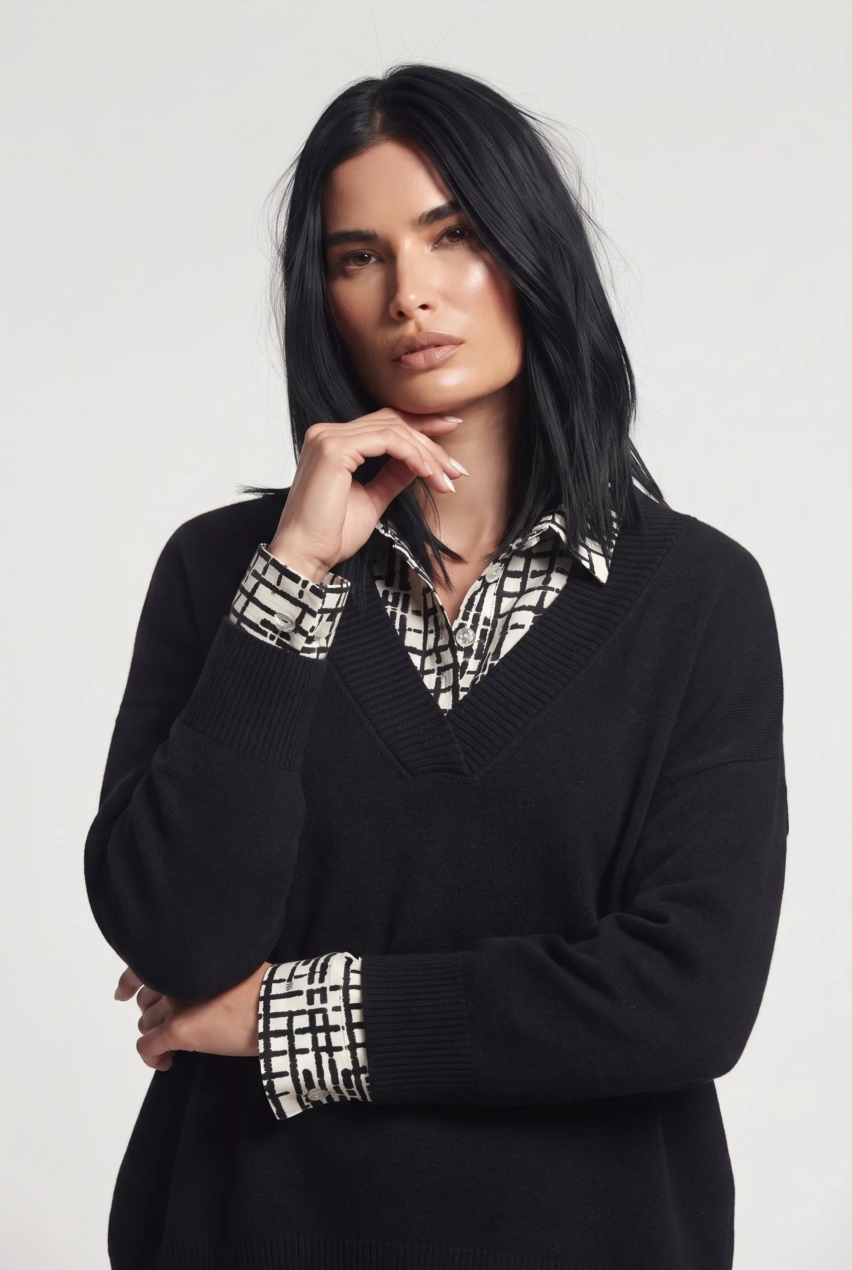 Maglia scollo a V DORABELLA