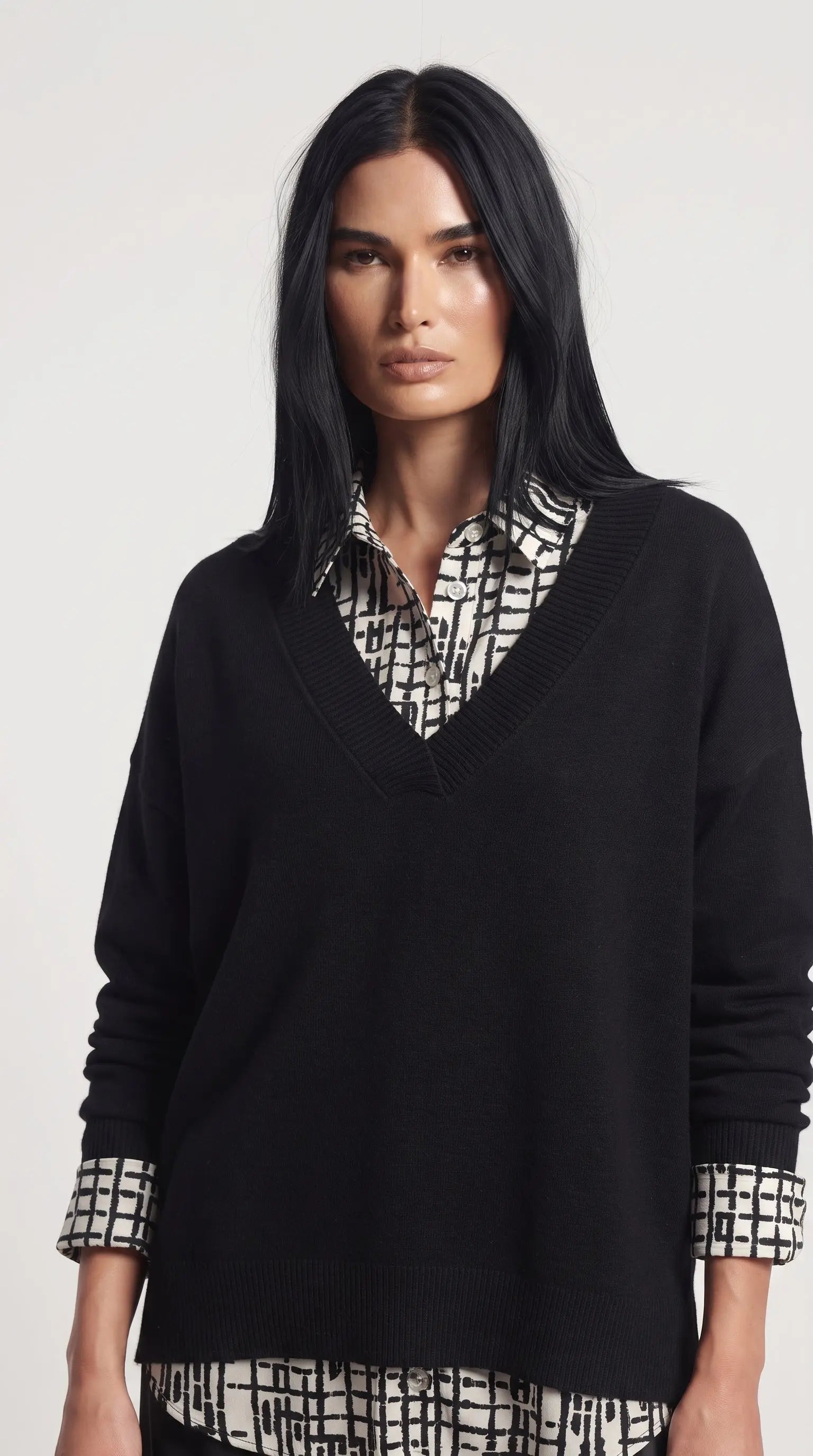 Maglia scollo a V DORABELLA