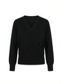 Maglia scollo a V con pizzo DORABELLA