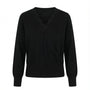 Maglia scollo a V con pizzo DORABELLA