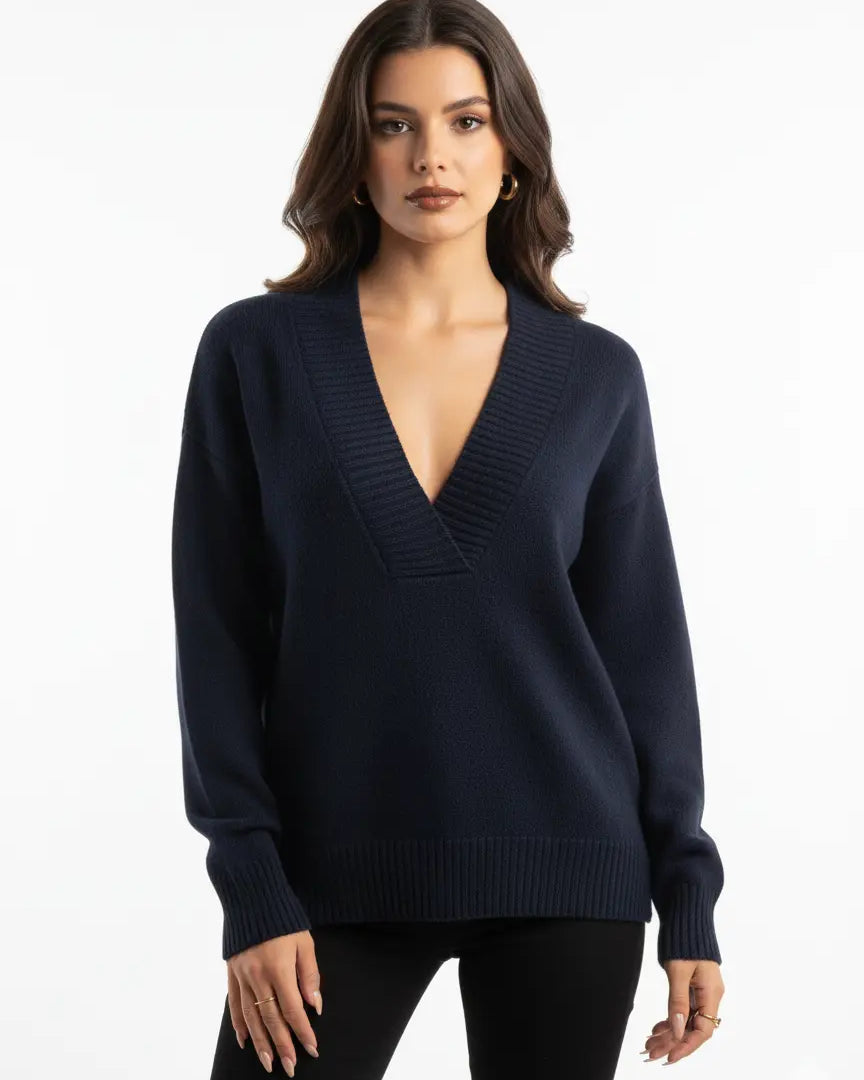 Maglia scollo a V profondo UNICA by Ironica