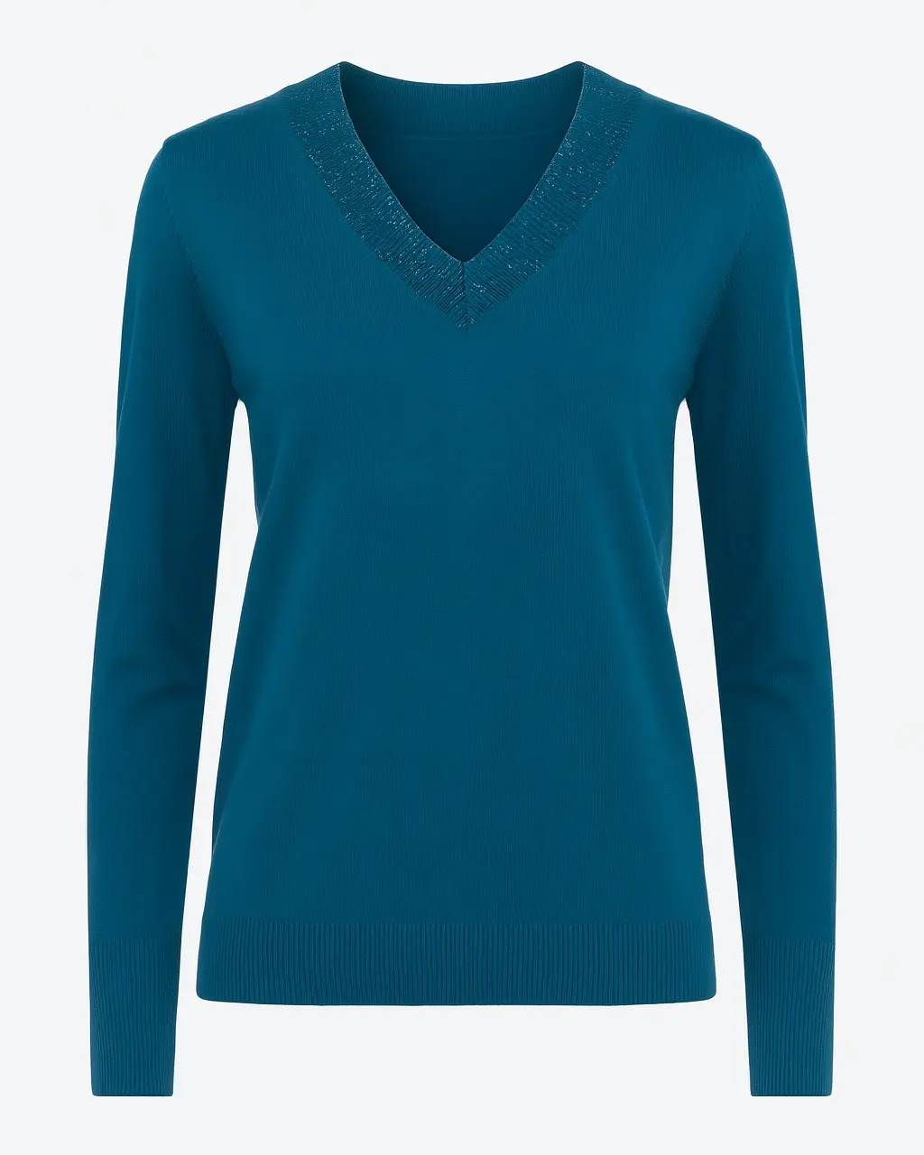 Maglia scollo a "V" con applicazioni DORABELLA PIU'