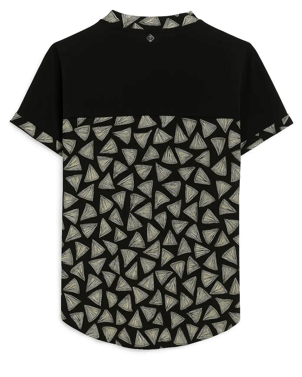 Maglia scollo a "V" con profili fantasia e bottoni DORABELLA PIU'