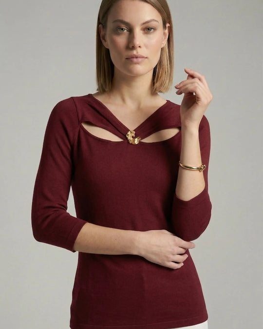 Maglia scollo a barca DORABELLA