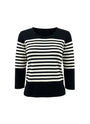 Maglia scollo madonna a righe DORABELLA PIU'