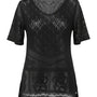 Maglia traforata con scollo a V DORABELLA