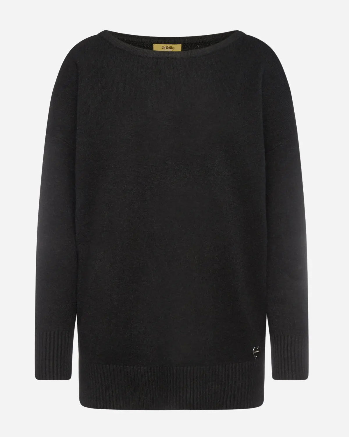 Maglioncino basic NERO DORABELLA CURVY