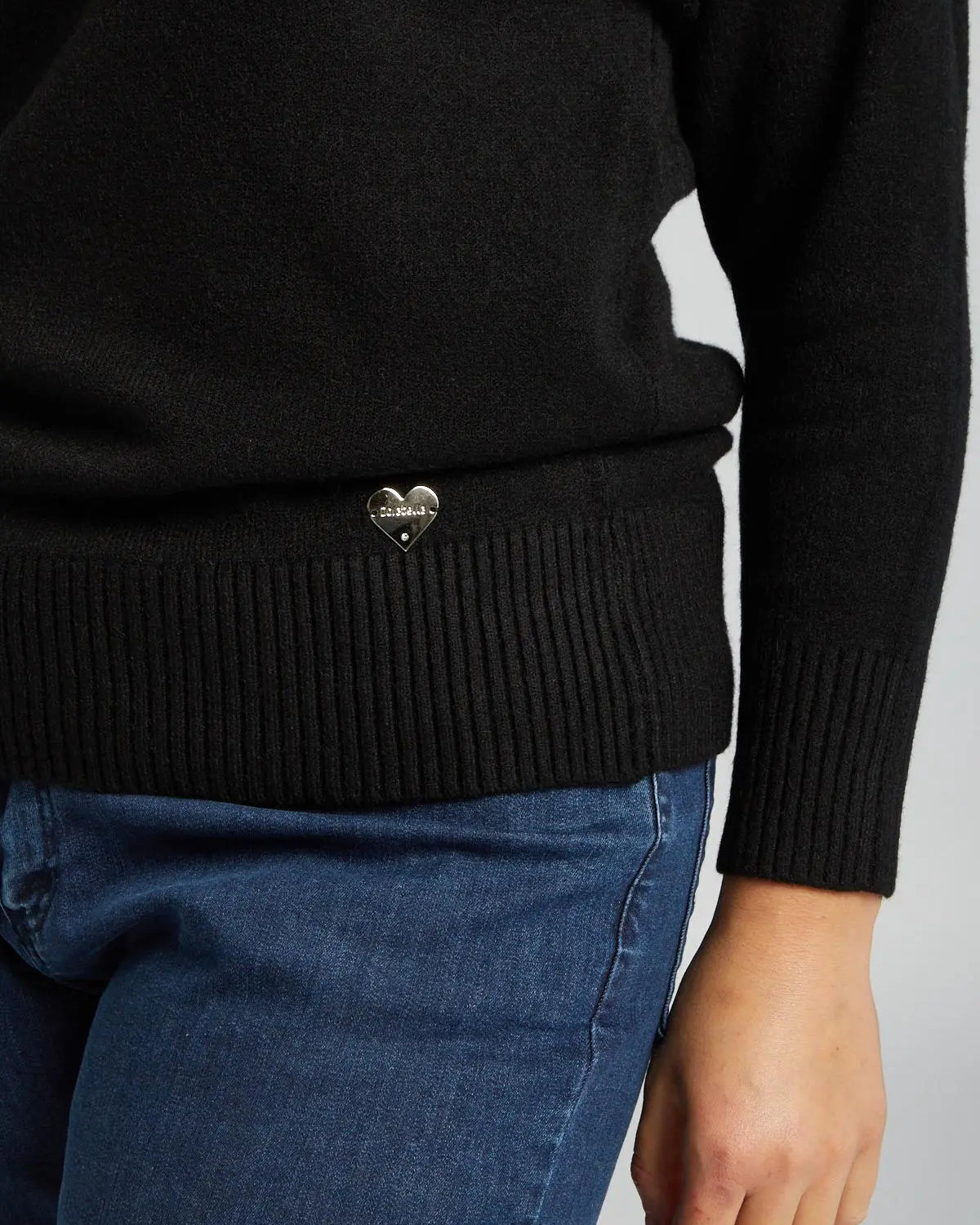 Maglioncino basic NERO DORABELLA CURVY