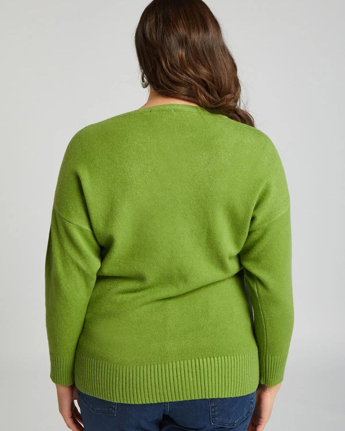 Maglioncino basic PISTACCHIO DORABELLA CURVY