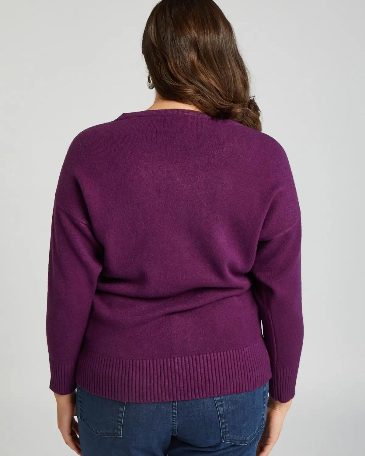 Maglioncino basic VIOLA DORABELLA CURVY