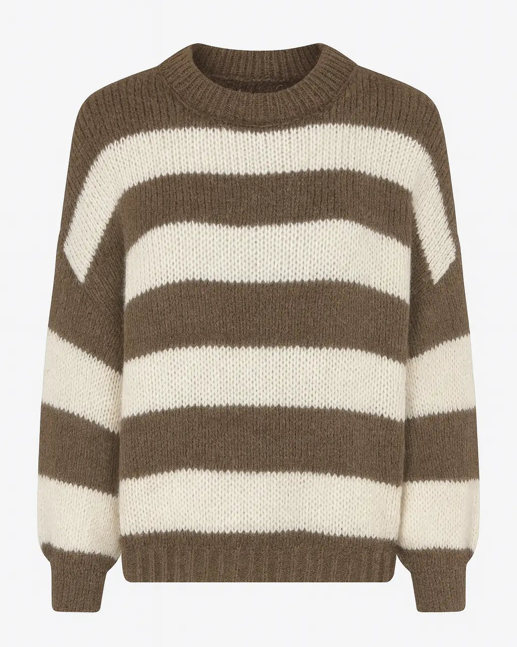 Maglione girocollo a righe IRONICA