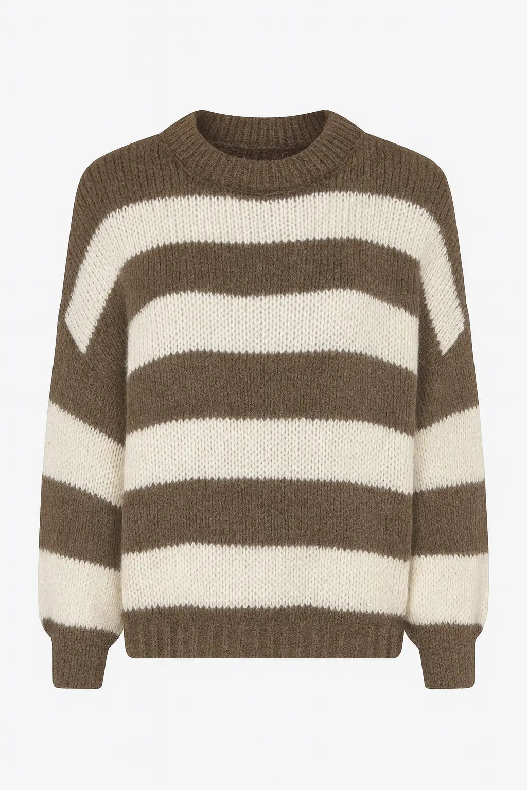 Maglione girocollo a righe IRONICA