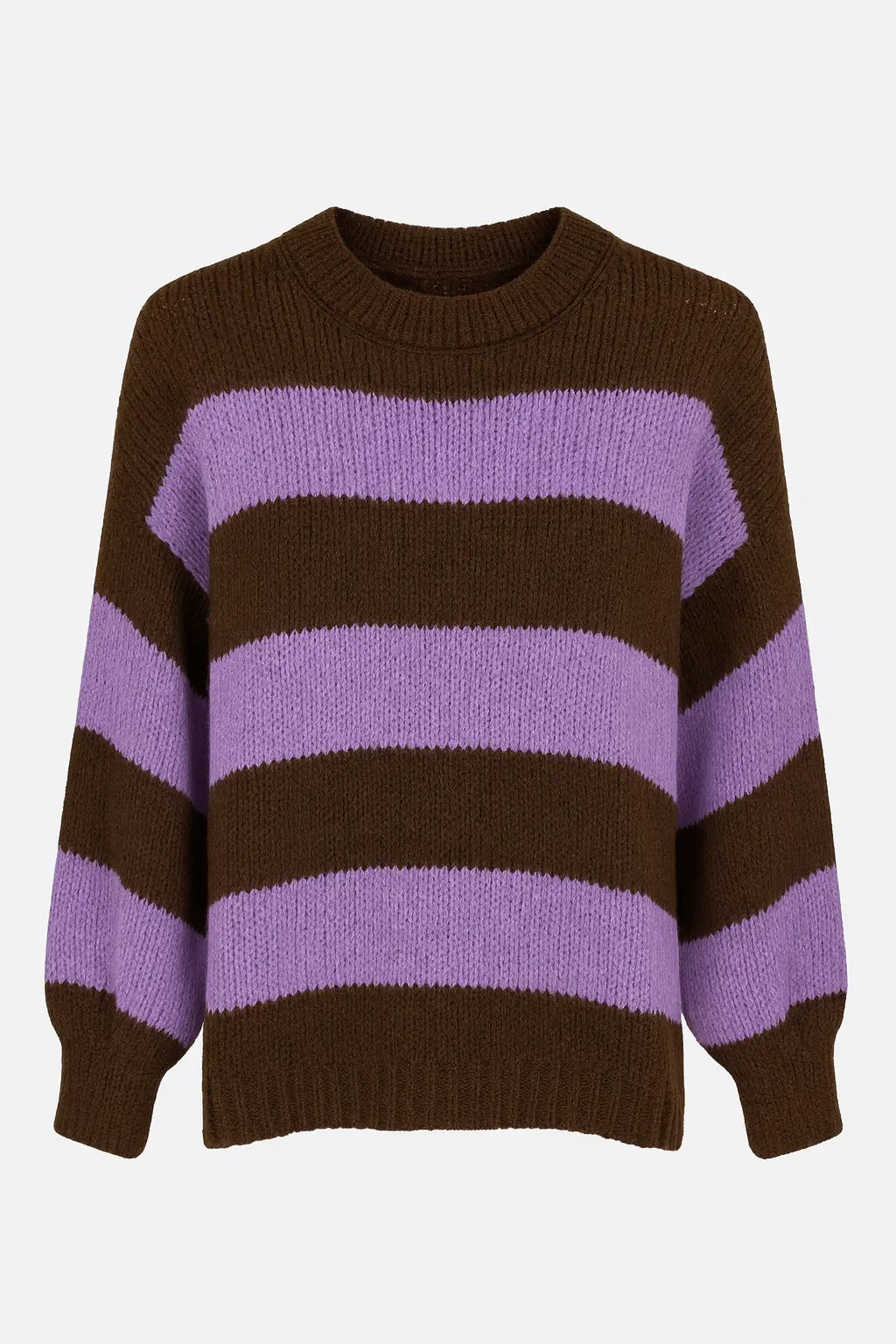 Maglione girocollo a righe IRONICA