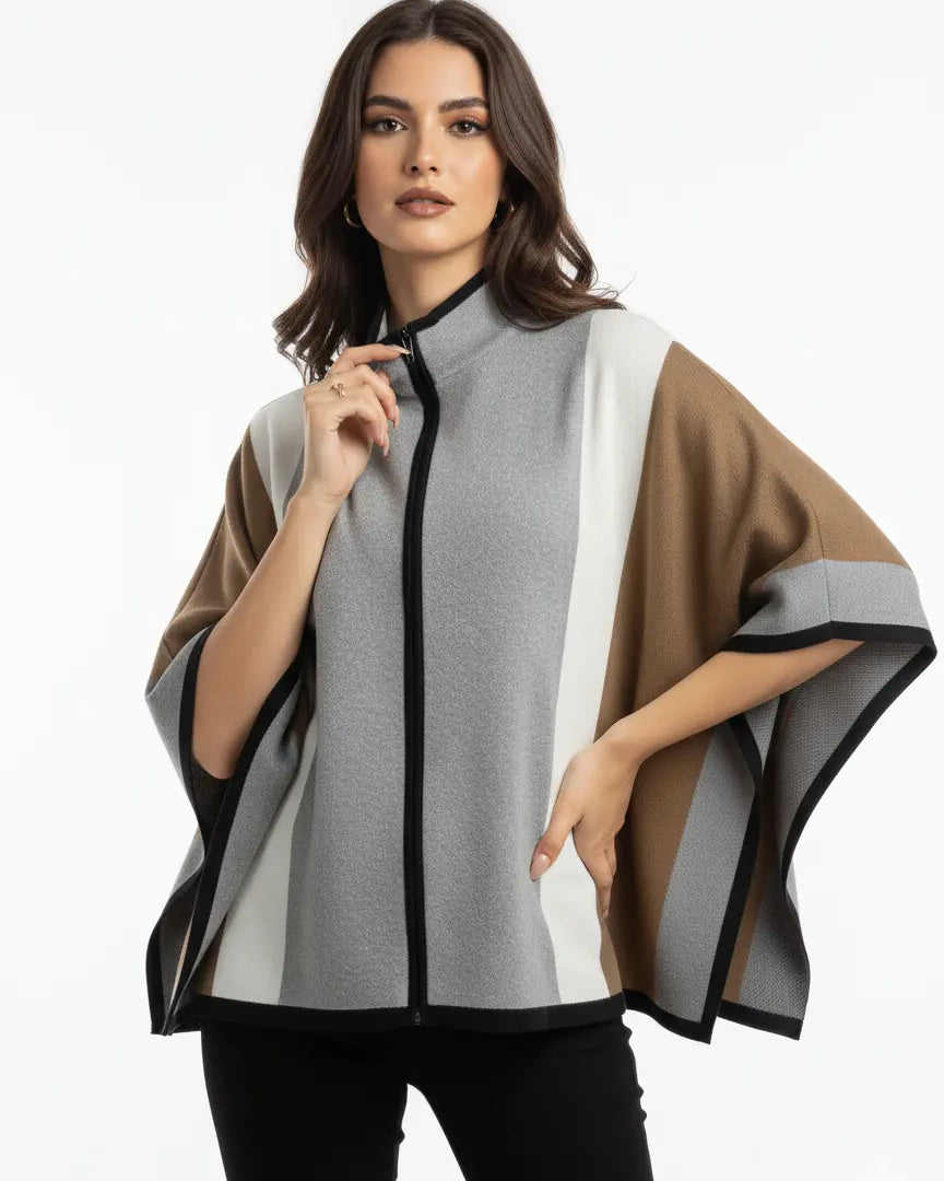 Mantella con zip DORABELLA