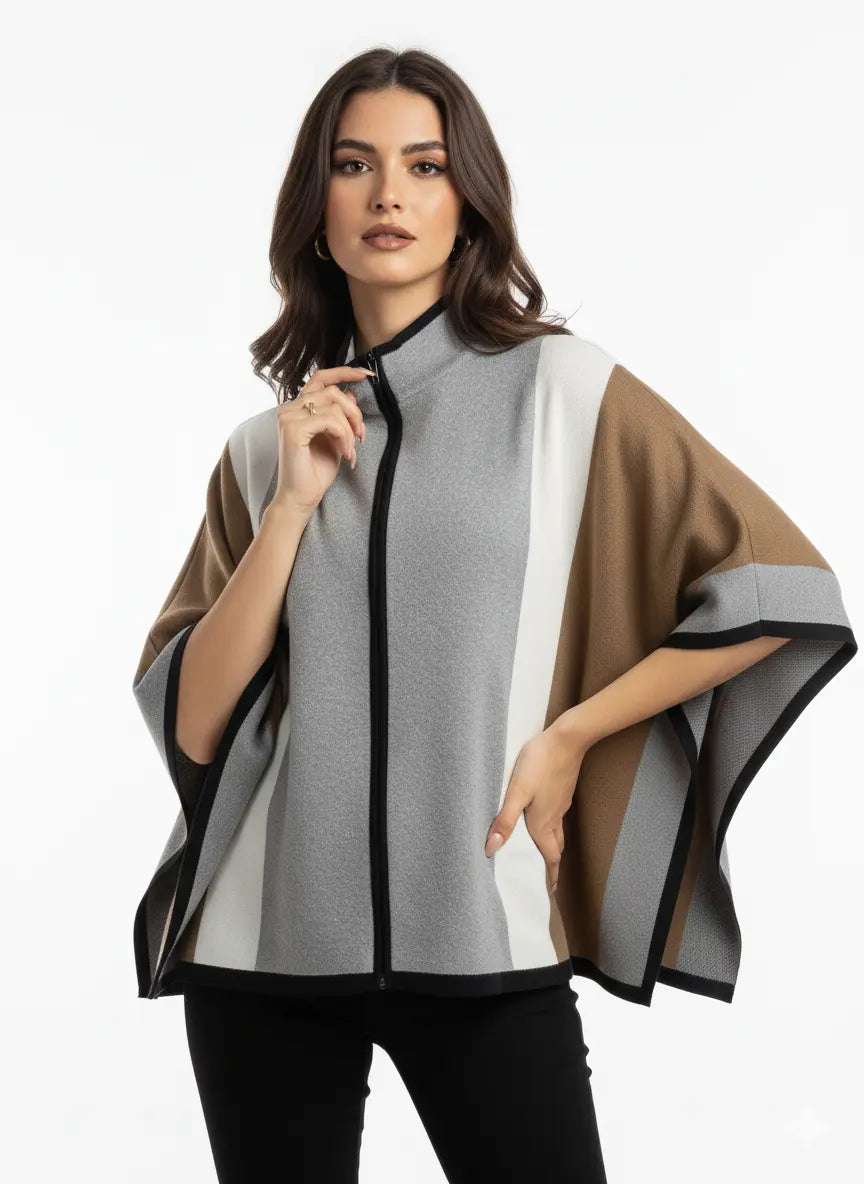 Mantella con zip DORABELLA