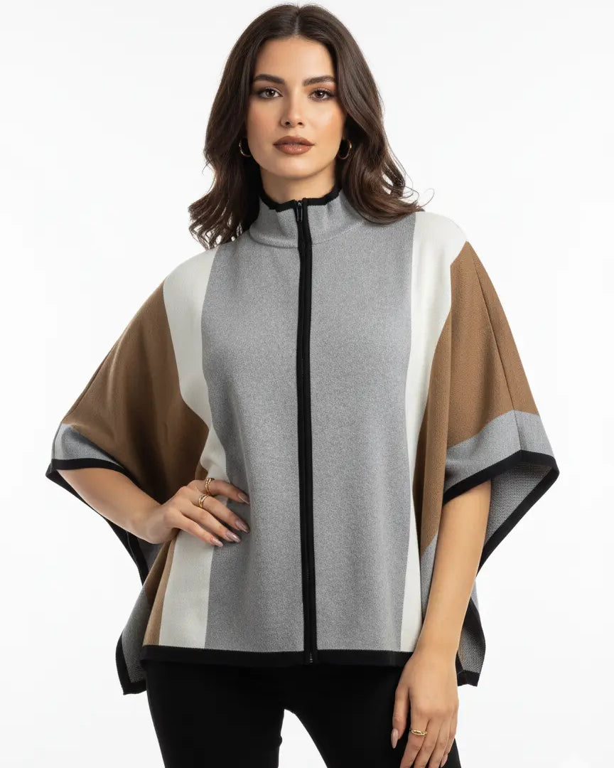 Mantella con zip DORABELLA