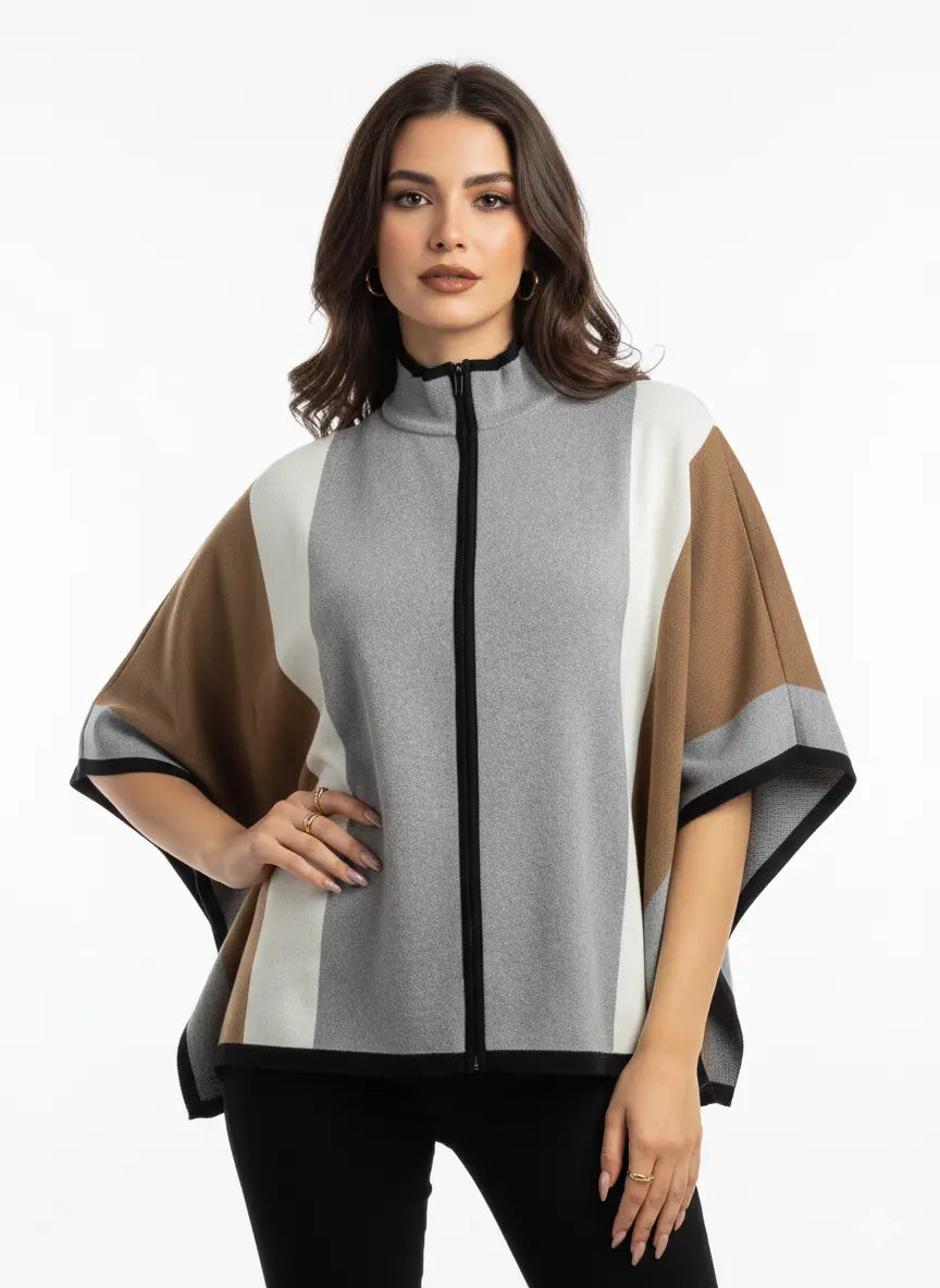 Mantella con zip DORABELLA