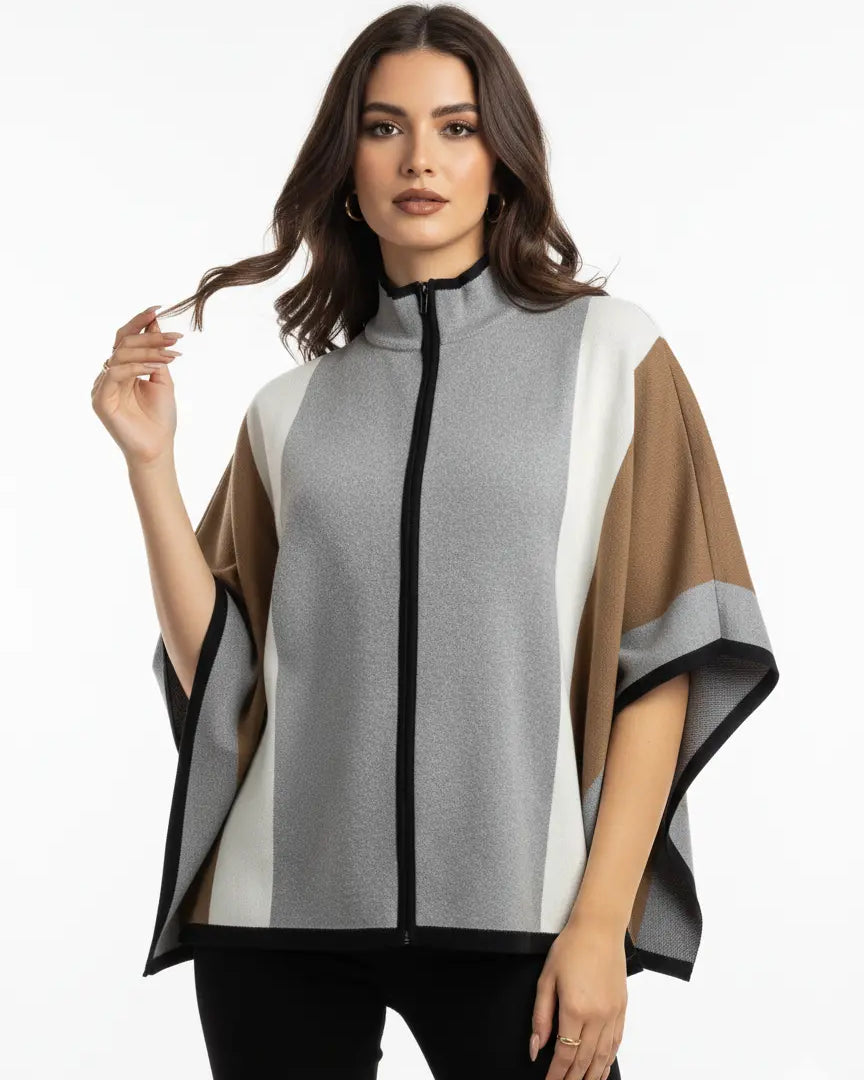 Mantella con zip DORABELLA