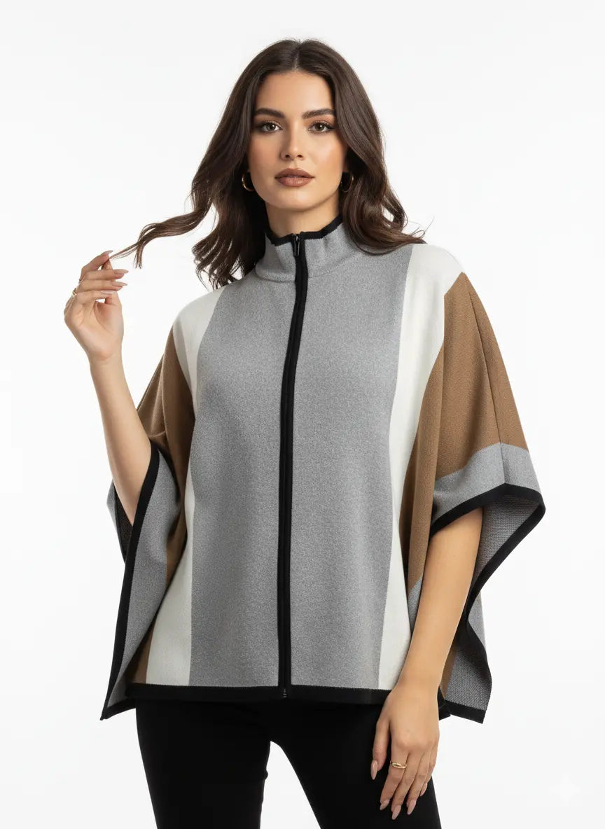 Mantella con zip DORABELLA