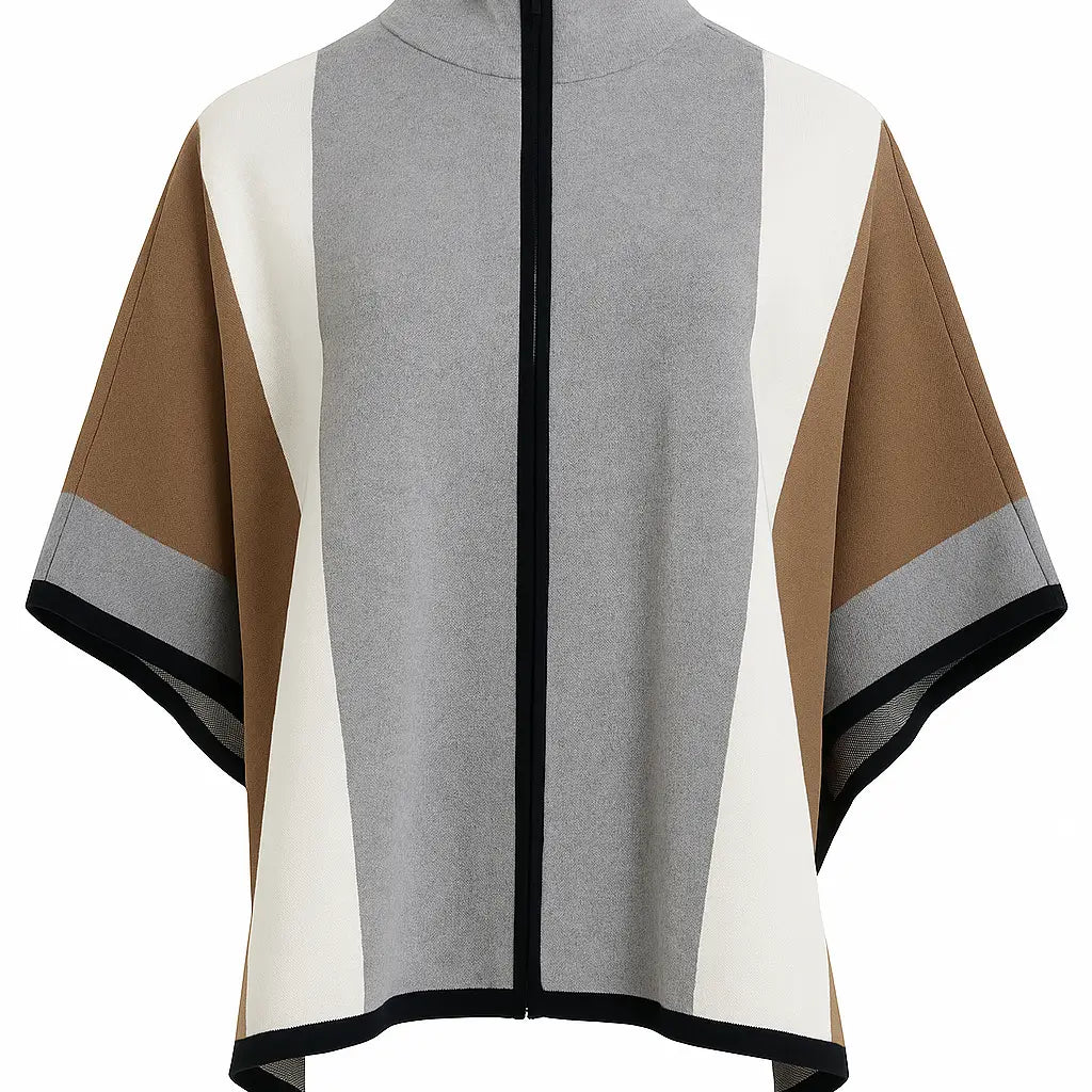 Mantella con zip DORABELLA Unica / Grigio