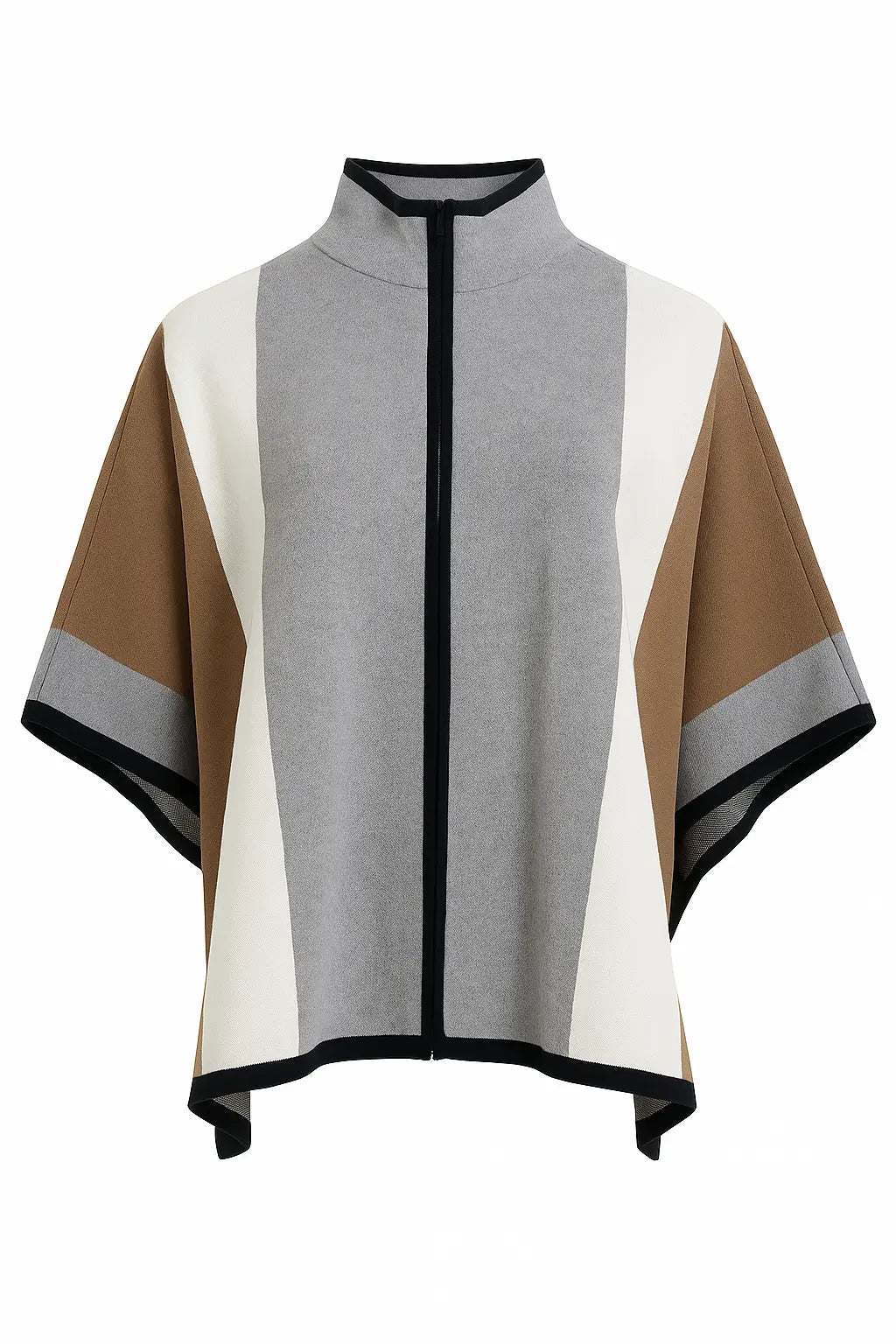 Mantella con zip DORABELLA Unica / Grigio