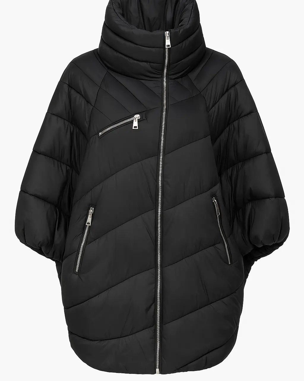 Mantella imbottita DORABELLA L / Nero