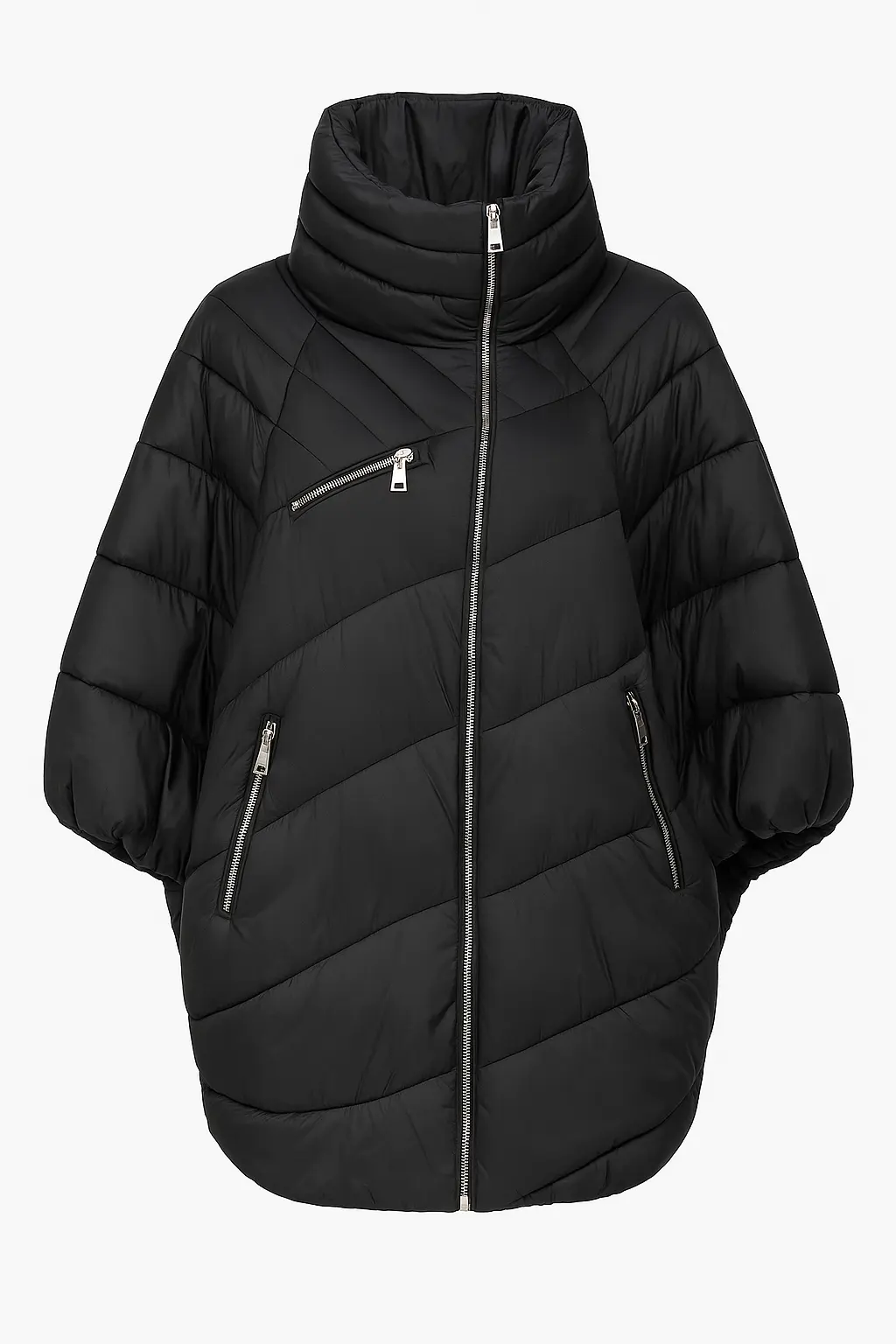 Mantella imbottita DORABELLA L / Nero