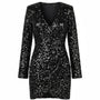 Mini Dress Paillettes "Wrap & Shine" IRONICA