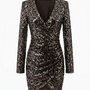 Mini Dress Paillettes "Wrap & Shine" IRONICA